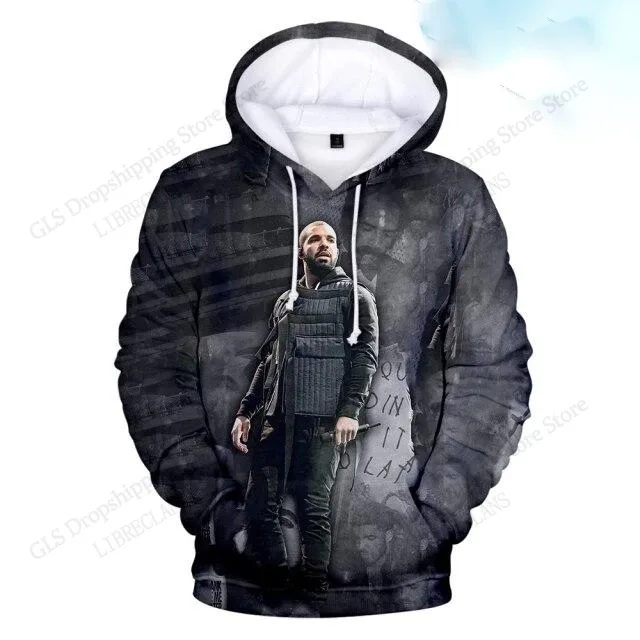 Rock Popular Singer Drake 3d Print Hoodies Men Women Fashion Hip Hop Hoodie Sweatshit Women Sweats Men Clothes Oversized Moletom