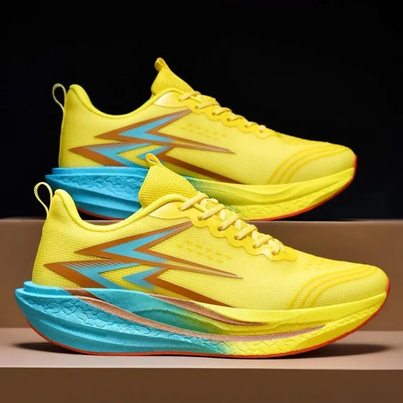 Marathon Men Running Shoes Speciality Sports Shoes Breathable Lightweight Carbon Board Women's Trend Athletic Sneakers Women