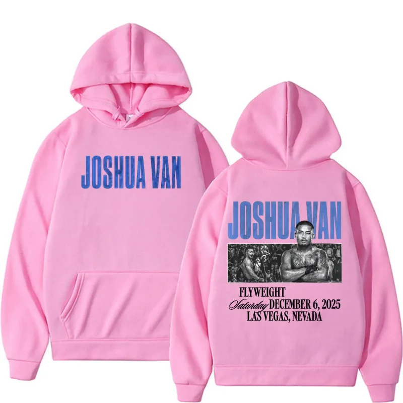 Joshua Van The Fearless Fan Gifts Hoodies Men's Clothing Violence Aesthetic Sweatshirt Casual Bodywarmer Fleece Hoodie Pullovers