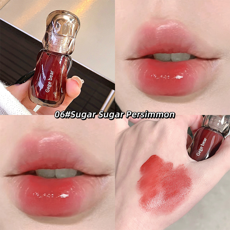 Moisturizing Plump Lips Mirror Effect Lip Color Non Greasy Texture Liquid Lip Pigment Not Easy To Stick Lightly Lip Glaze