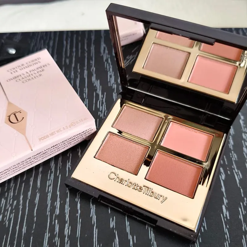 Charlotte Brand Senaste Stil 9 Färger Ögonskuggspalett & Högglans Reparation Ädelstensskiva Natur Lätt att färga Tilbury Cosmetics