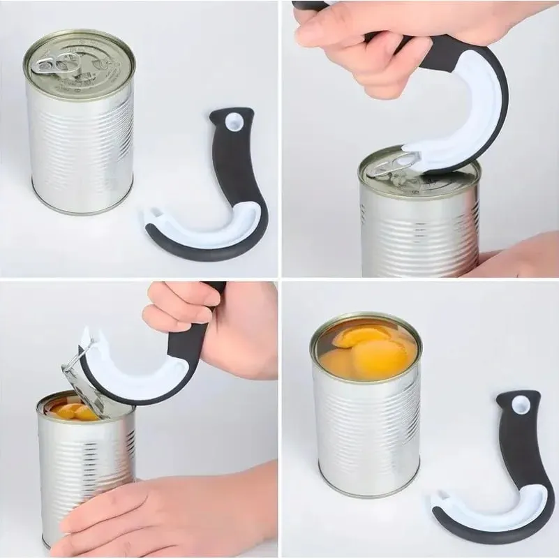 Easy Pull Can Opener Hook Style Plastic Soda Can Tab Opener Simple Tool — image 4