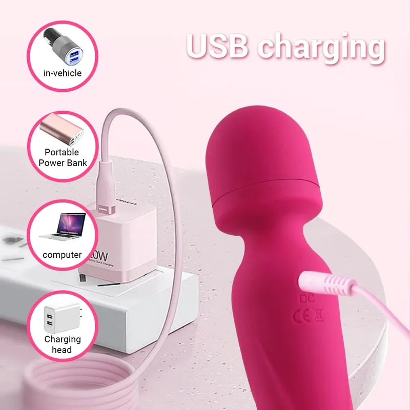 Erőteljes AV Magic Wand vibrátor női csiklóstimulátor erotikus játékok G Spot vagina masszírozó felnőtt szexjátékok nőknek