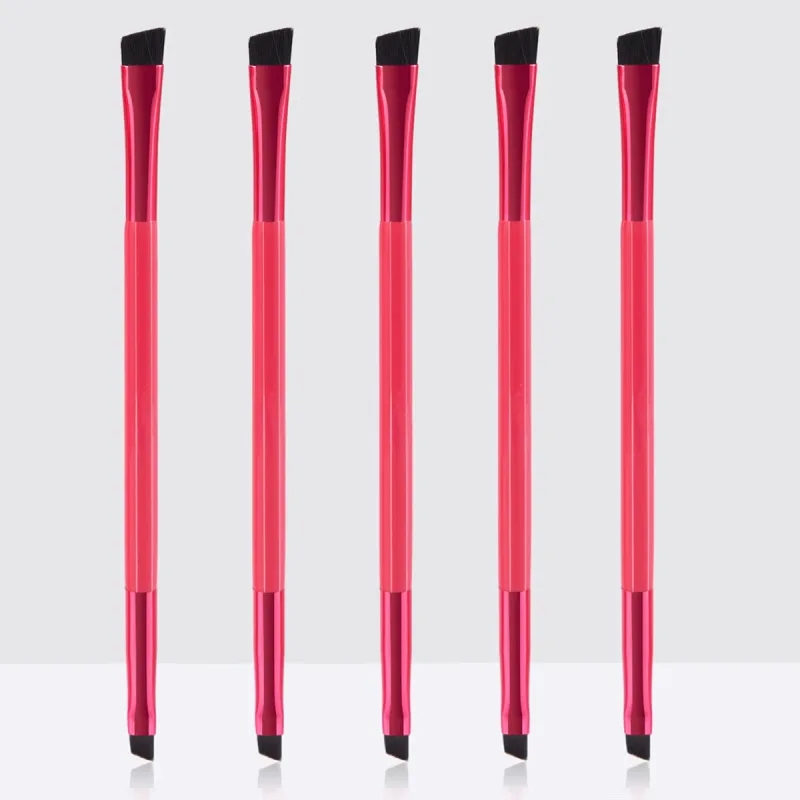 Wild Eyebrow Brush Multifunktion Simuleret Øjenbryn Hår Makeup Brush Contour Øjenskygge Concealer Firkantede makeup børster