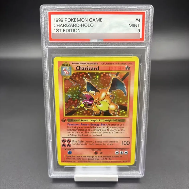 Diy Lugia Charizard Giratina 10Points Rating Card Magikarp Mew Latios Copy Version Game Anime Collection Cards Gift Toy