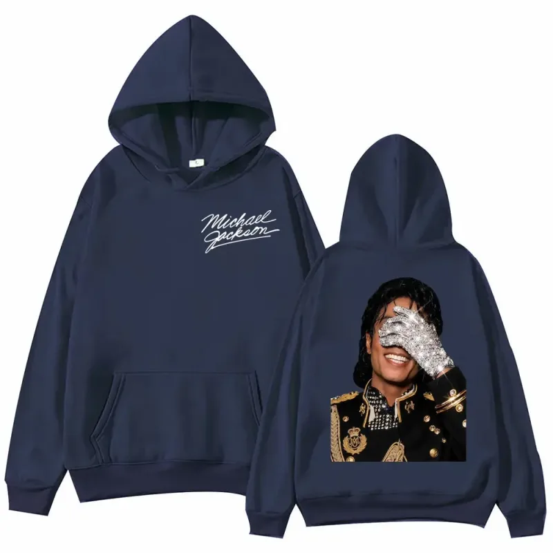 90's Classics Michael Jackson Hoodie Gothic Fashion Vintage Hooded Sweatshirts Men Women Punk Clothing Rock Pullovers Streetwear