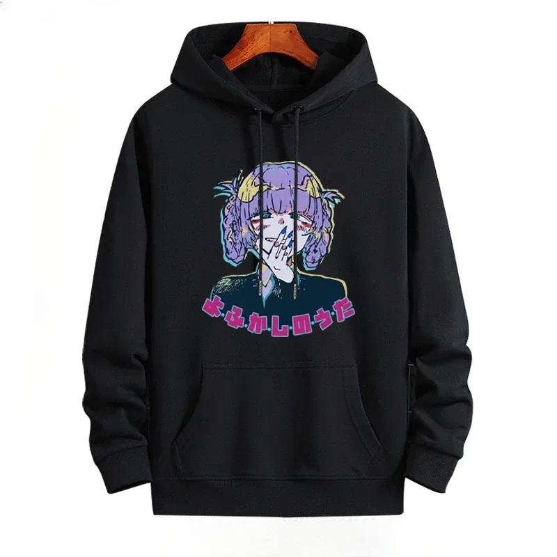 Y2K Anime CALL OF THE NIGHT Nazuna Nanakusa Funny Hoodie Hip Hop Graphic Sweatshirts Poleron Hombre Streetwear Harajuku Tracksui