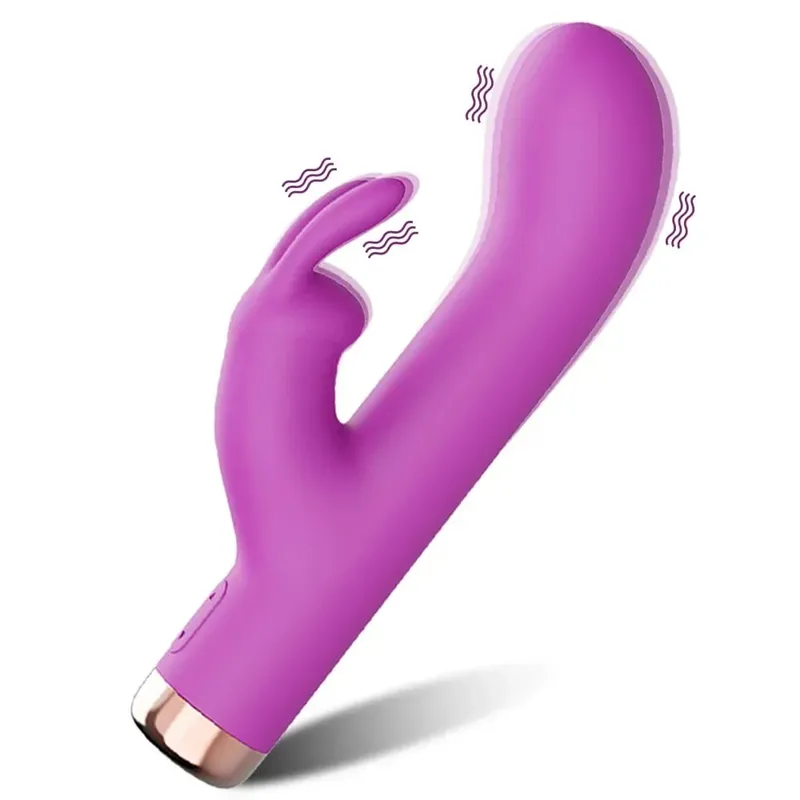 Rabbit Vibrator Women Panties Vibrator G-Spot Vagina Clitoris Dual Vibration Stimulator Female Masturbator Sex Toy for Women 18+