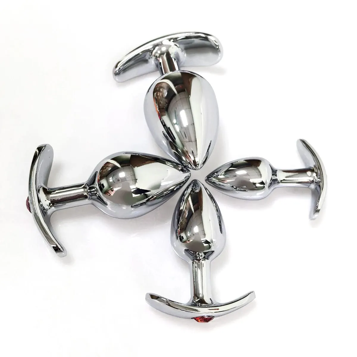 4 Size Metal Anal Plug Anchor Base Fit the Hip Design Tail Female/Male Dildos Couples Adults Game Adult Toys Sex Toys