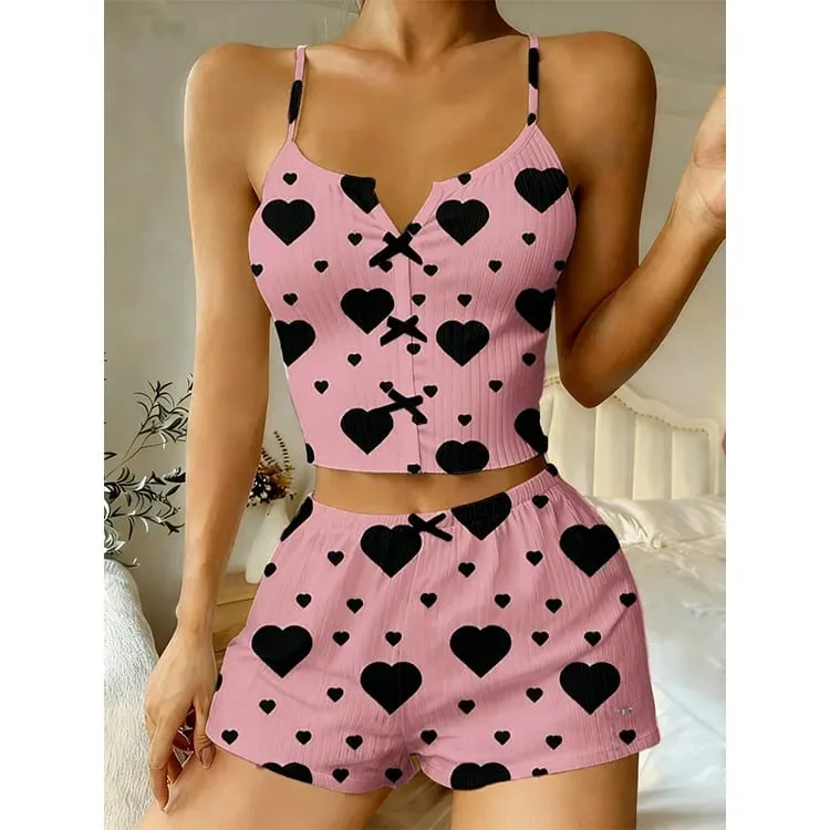 Summer Women Underwear Set Sexy Lace Lingerie BraTop And Shorts Set Women's Slim Fit Two-piece Comfortable Casual Pijamas 2026