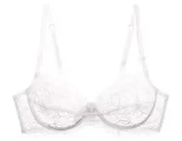 Women's Lace Bra Set Sexy Summer Lingerie French Style Seamless Bralette Oversized Petite Pure White Underwear Set S-XL YUQI