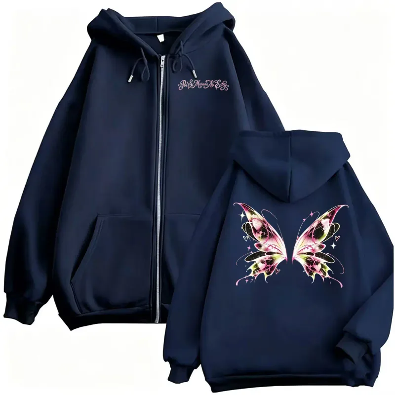 Omar Courtz Por Si Manana No Estoy New Album Tour Zip Up Hoodies Men Women Casual Long Sleeve Bodywarmer Sweatshirt Jacket Coats