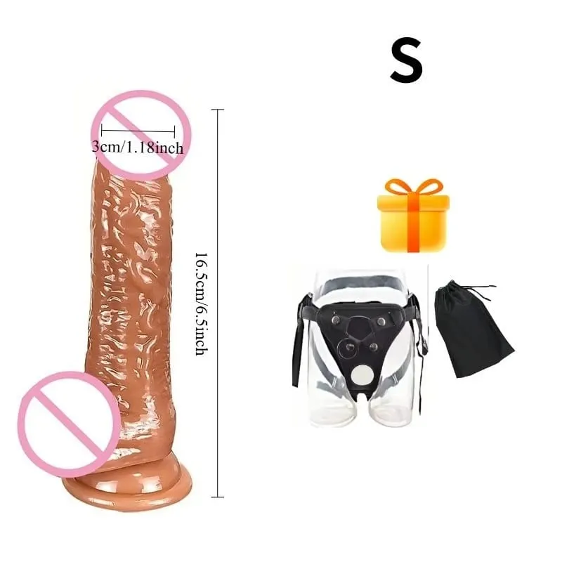 Wearable Realistic Dildo G-Spot Anal Vagina Sexy Adult Masturbation Big Penis for Women Sex Toys Dildos Massager Masturbators 18