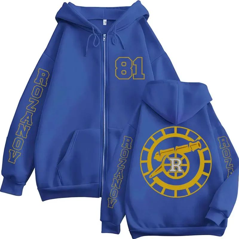 Heated Rivalry Llya Rozanov Graphic Zip Up Hoodies Men Women Fashion Vintage Cardigan Sweatshirt Fleece Oversized Casual Jackets