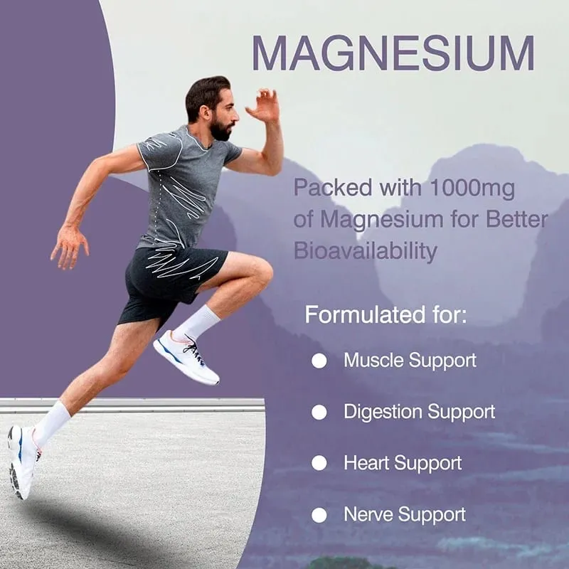 Magnesiumcitrat – Ergänzung zur Stressentspannung, Knochen, Schlaf, Herzgesundheit, Nerven, Muskeln und Stoffwechsel — image 3