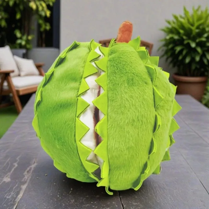 30cm Whole Durian Plush Toy Pillow Stuffed Doll Soft Cuddly Durian Shaped Cushion for Home Decor And Gifting