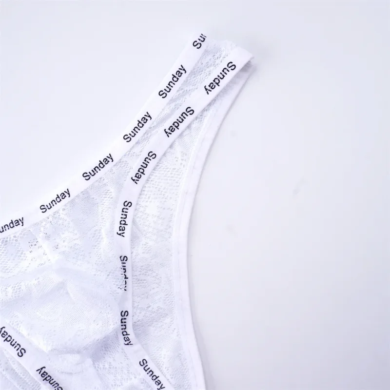 Sports Man New Low Waist Mesh Briefs Transparent Big Pouch High Quality Panties Male Lettwer Waistband Lingerie Breath Underwear
