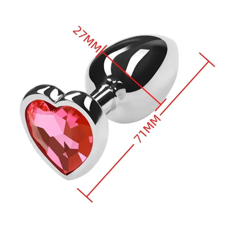 Perline anali in metallo di piccole dimensioni Butt Plug Mini Arcobaleno Butt plug in oro rosa Gioielli in cristallo Trainer Dildo anale Masturbazione Giocattolo del sesso