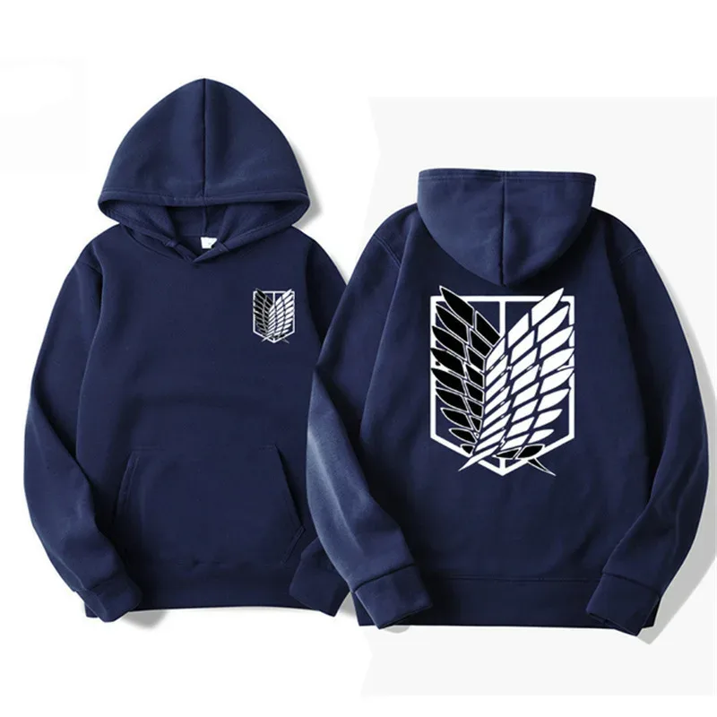 Attack on Titan Men's Hoodie Anime Hoodies Men and Women Streetwear Pullover Harajuku Shingeki No Kyojin Hoodies Sweatshirt