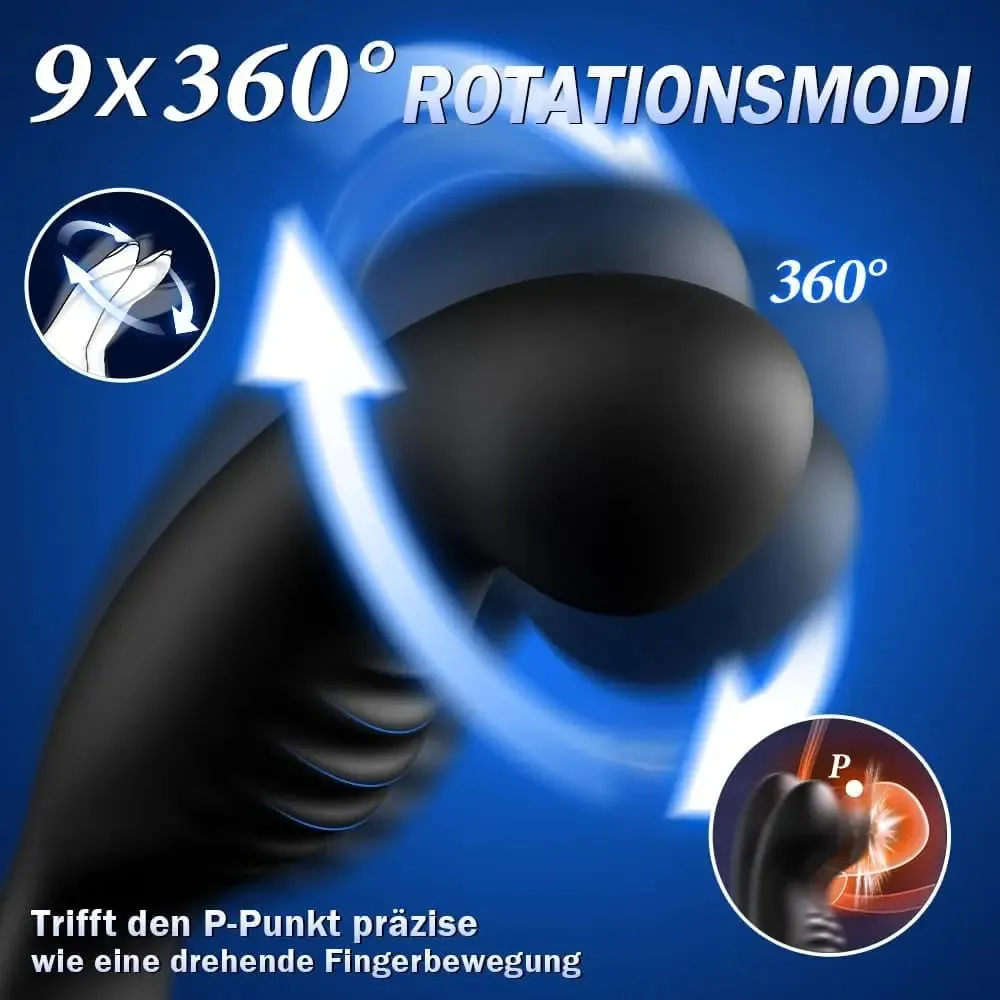 Anal Vibrator Male Sex Toys for Men Prostate Massager With Penis Ring Remote Anal Toy Adults Product Butt Plug for Women Gay — image 3