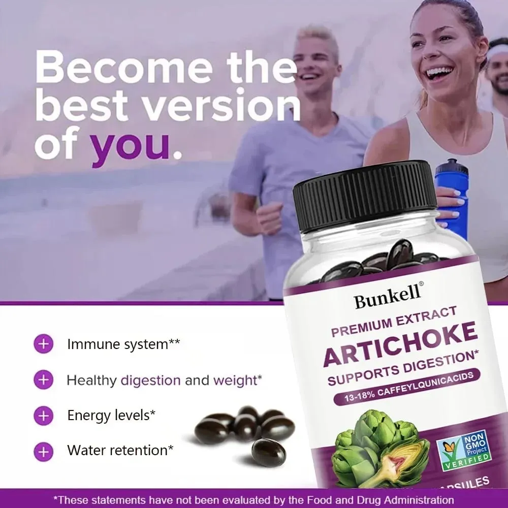 Artichoke Extract - Natural Cleansing and Detoxifying Supplement for Liver Support Immune Support and Skin Health