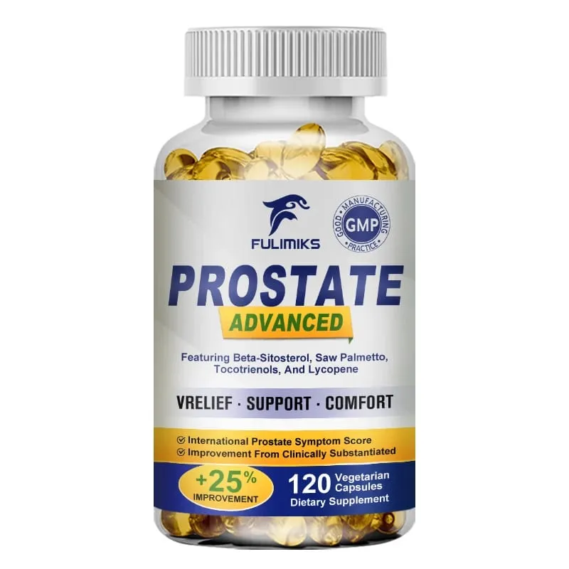 Advanced Saw Palmetto Capsules for Men Support Hair Bladder Urinary Tract & Prostate Health Reducing Nighttime Bathroom Trips