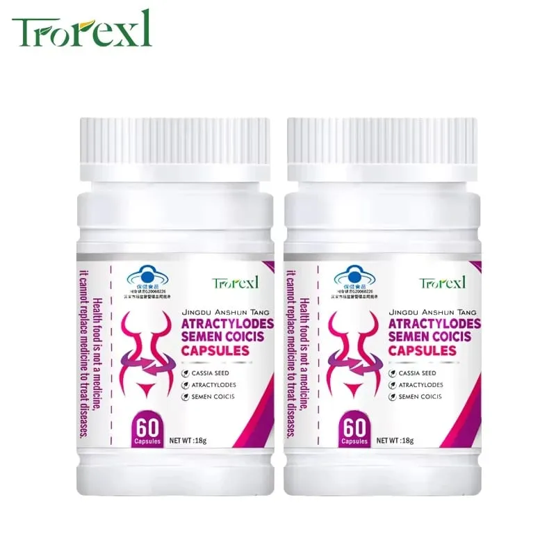 Trorexl Herbal Cassia Seeds & Coix Seeds Capsules for Women- Appetite Regulator Cellulite ​Caffeine-Free