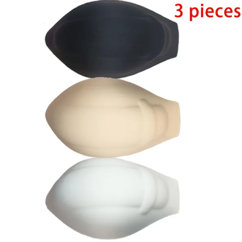 1/3pc Men'S Enhancement Underwear Pad Light-Proof Sponge Material 3D Convex Point Design Suitable Swim Trunks Other Occasions