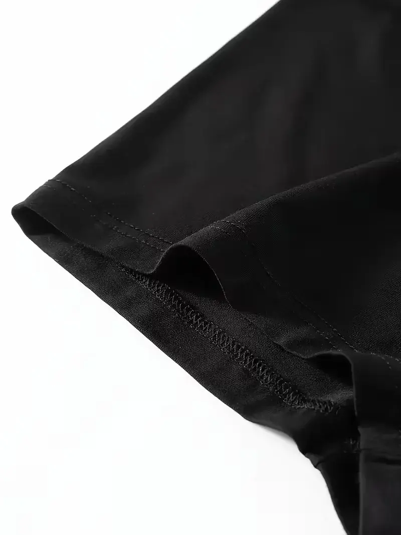 3Pieces Men's Bamboo Fiber Black Boxer Shorts Thin, Quick Drying Soft and Comfortable Men's Underwear Daily Casual Boxer Briefs