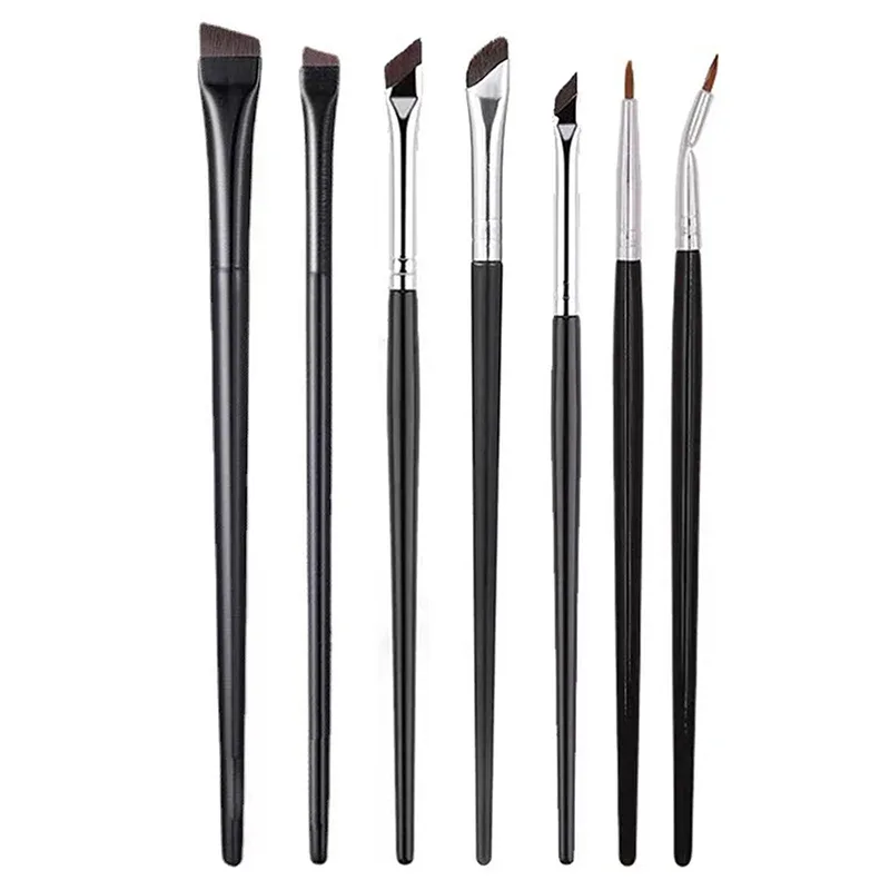 New Brow Contour Makeup Brushes Eyebrow Eyeliner Brush Professional Super Thin Angled Liner Eye Brush Make Up Tools