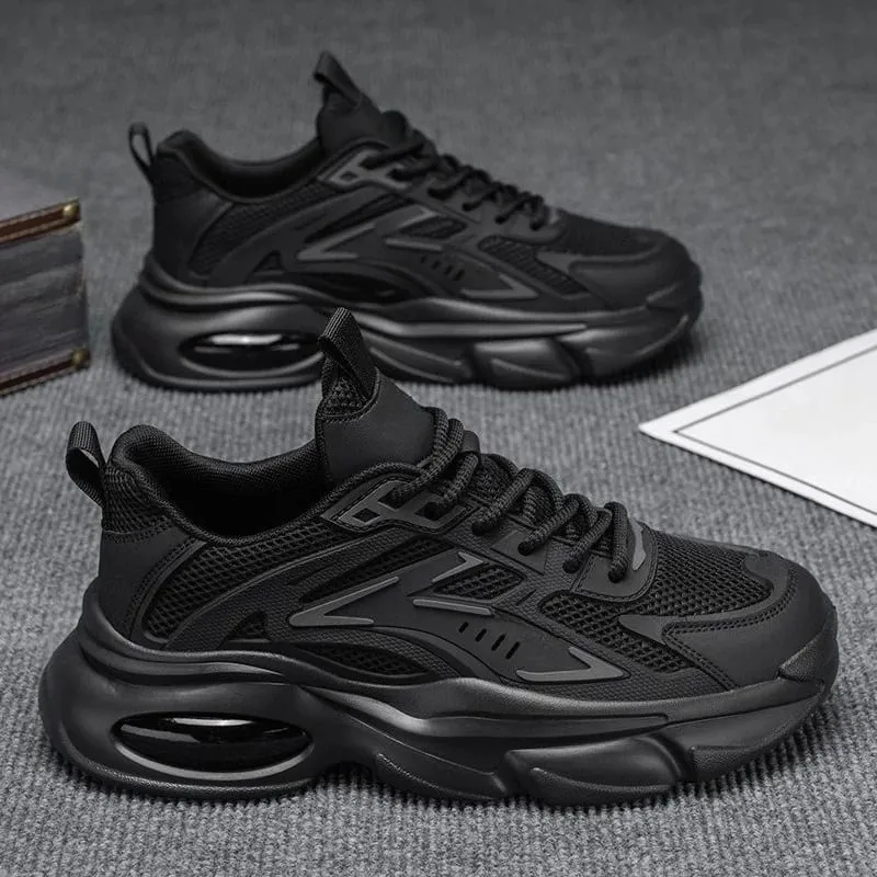 Spring and Autumn New Women's Mesh Breathable Casual Shoes Lightweight Soft Soled Sneakers Thick Soled Non Slip Walking Shoes