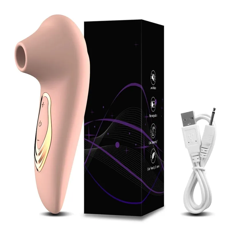 Clit Sucker Vibrator Vacuum Sucking Vibrating Clitoris Nipples Stimulator Female Masturbator Adult Goods Sex Toy for Women