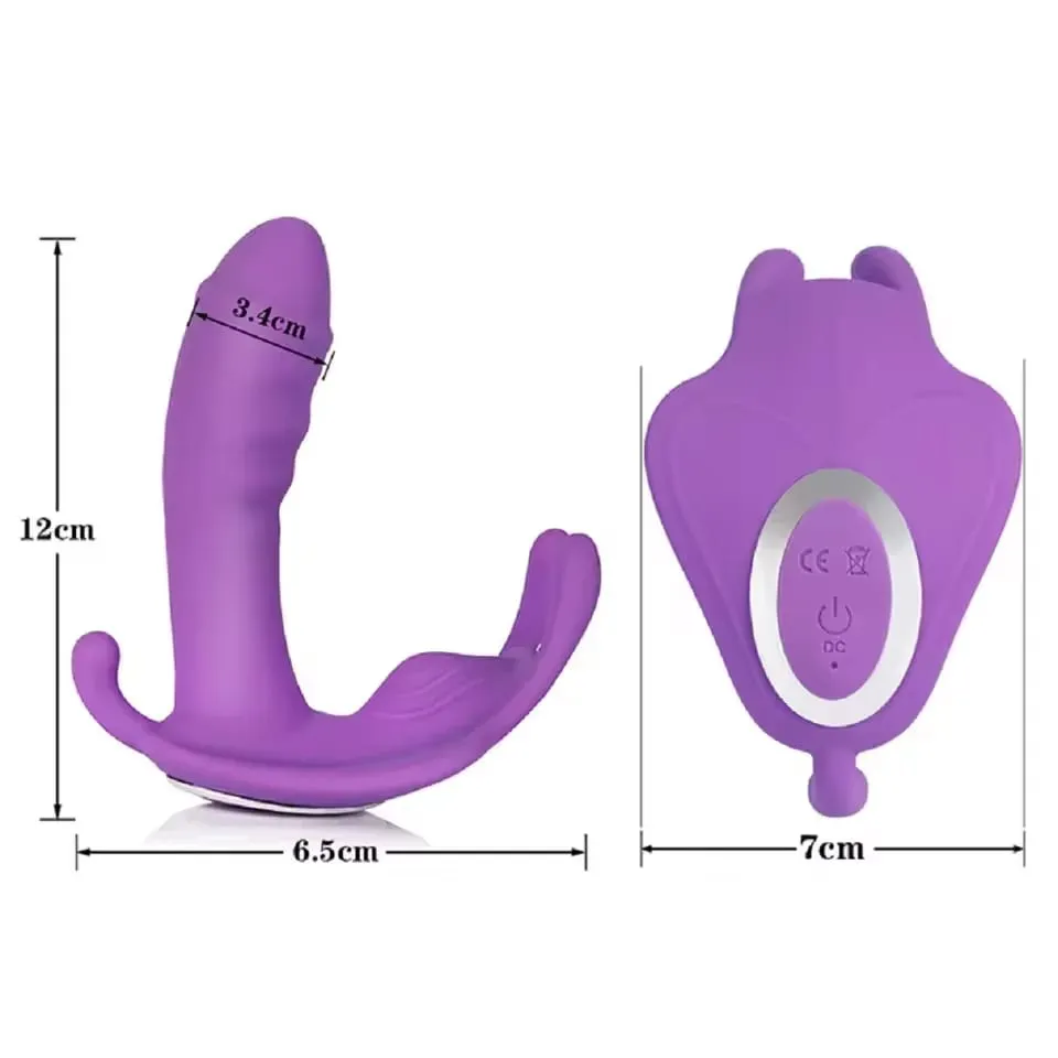 Wearable Egg Vibrator for Women G-Spot Vagina Massager Panties Anal Butt Plug Vibrating Stimulator Sex Toy for Couples 18+