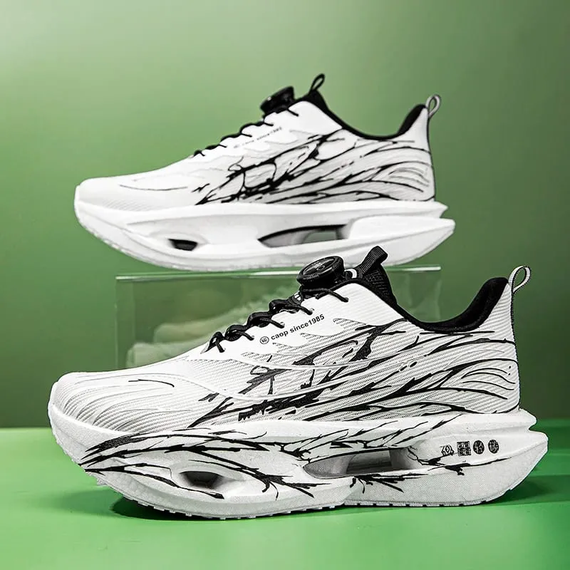 Running Shoes Men Carbon Board Speciality Marathon Sports Trend Breathable Lightweight Women's Comfortable Nonskid Sneakers