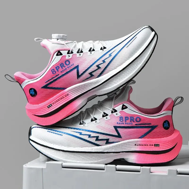 Men Running Shoes Casual Professional Carbon Board Marathon Sports Breathable Lightweight Women Comfortable Athletic Sneakers