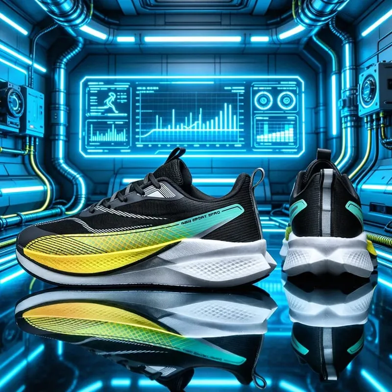 Men Casual Sports Running Shoes Carbon Board Marathon Training Breathable Women's Jogging Athletic Nonskid Walking Sneakers