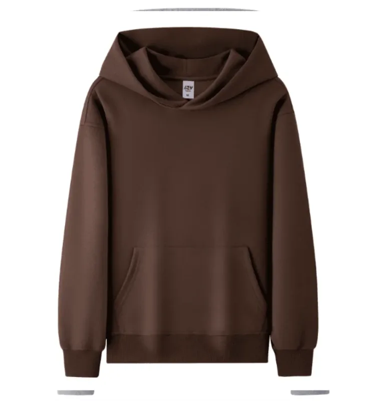 Fashionable Loose Cotton Hooded Sweatshirt for Men and Women, Customized Printed Logo, Embroidered Logo, Spring and Autumn Cloth