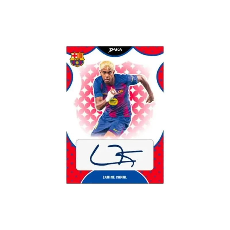 Genuine Daka 2025-26 Real Madrid Barcelona Top Audience Series 2 Collection Card Messi Mbappe Yamal Football Star Player Card