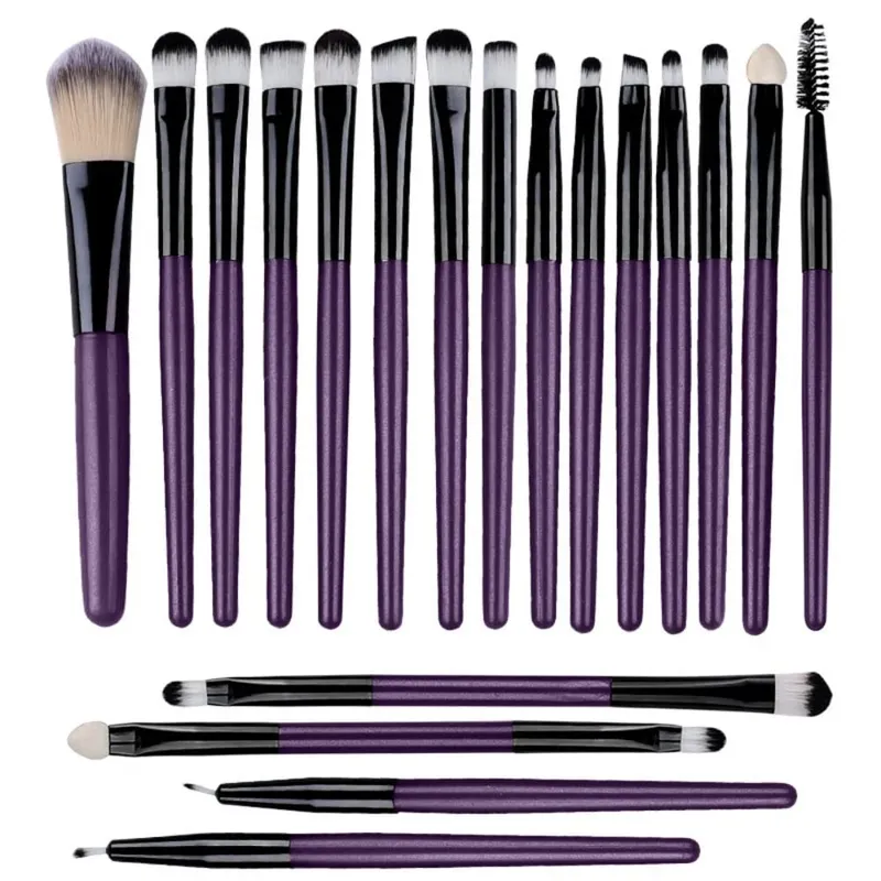 20PCS Detail Makeup Brushes Kit Soft Bristles Concealer Eyeliner Brush Eyeshadow Shader Brush Facial Cosmetic Beauty Tools