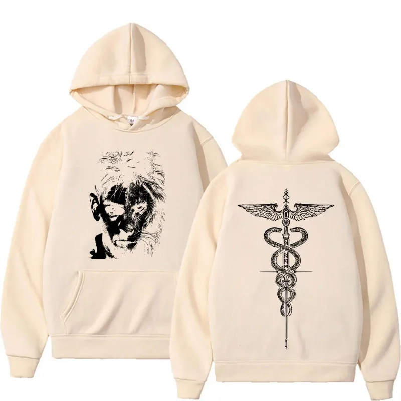 El Matador Ilia Topuria Tattoo Graphic Hoodies Men Women Harajuku Classic Gothic Sweatshirt Casual High Quality Oversized Hoodie