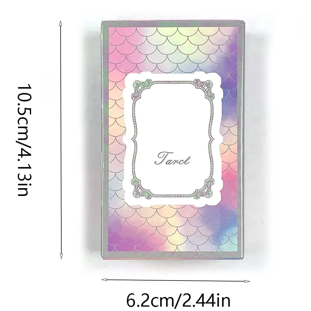 The Mermaid's Dream Tarot Cards 78 Beautiful Tarot Cards For Divination Party Game Ideal for Travel Spiritual Practices & Gift