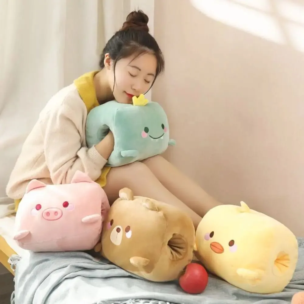 Plush Toy Hand Warmer Plush Pillow Keep Warm Hand Hold Office Nap Pillow Cartoon Super Soft Pillow Stuffed Toy Female Gift