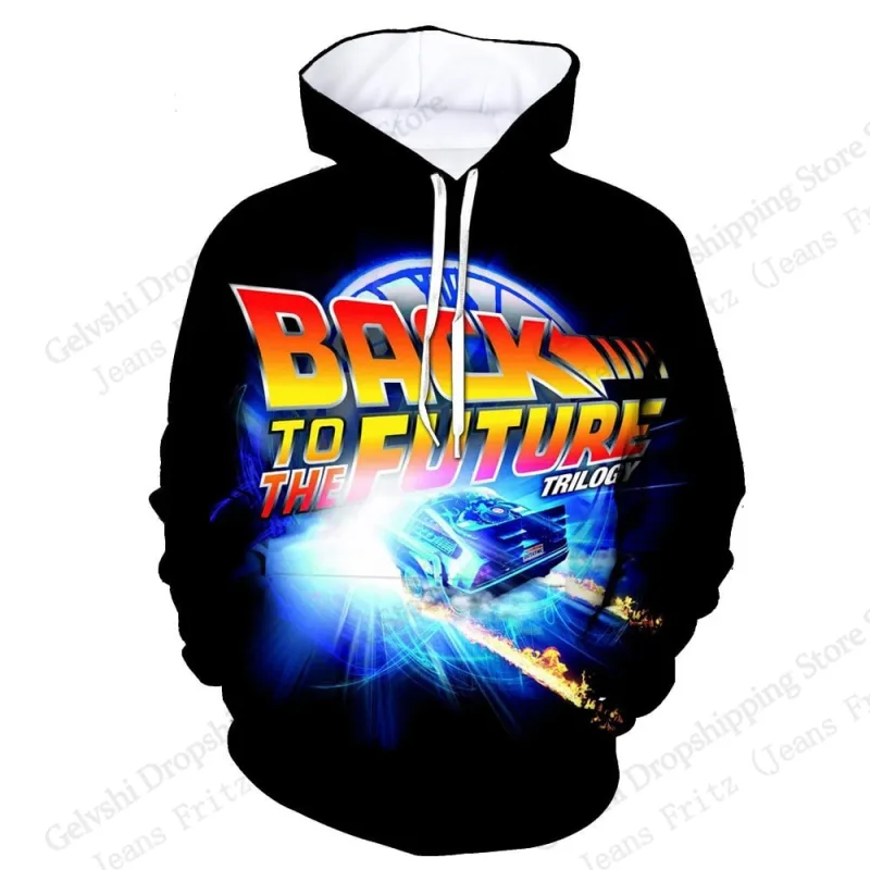 Movie Back To Future 3d Print Hoodie Men Women Fashion Hoodie Sweatshirt Outwear Coat Men Hoodies Winter Clothes Sportwear