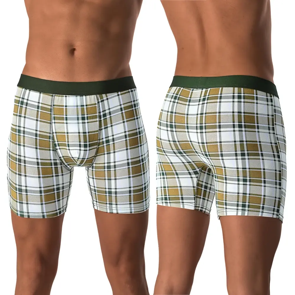 5pc conjunto mid-long aleatório algodão boxer shorts roupa interior masculina cuecas para homem boxershorts desliza calcinha macia cuecas de marca