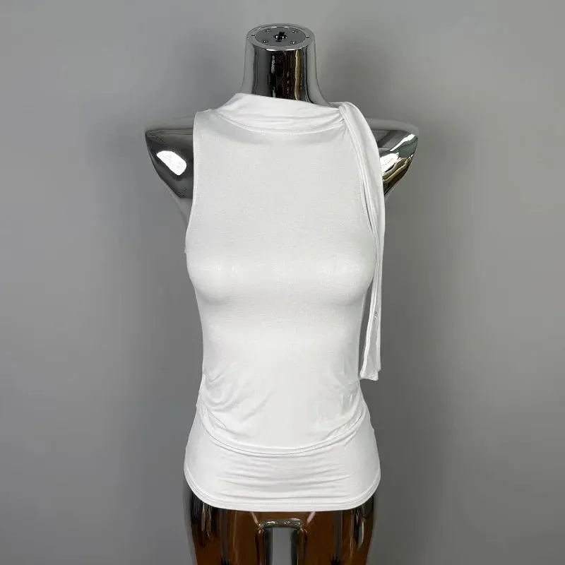 2026 Sexy Pure Desire Design Slim Women Bodycon Camisole Korean Dongdaemun Sleeveless Tank Top Solid Versatile Base Layer Top