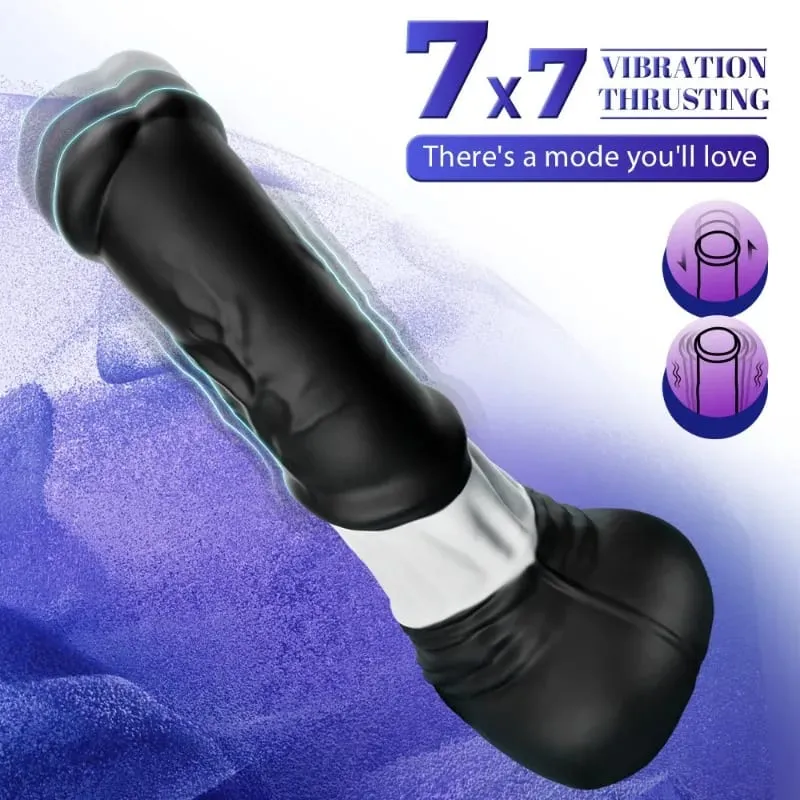 New Thrusting Horse G-spot Dildo Vibrator 11.8" Monster Big Dildo Vibrations App Remote Control Suction Cup Adult Sex Toy