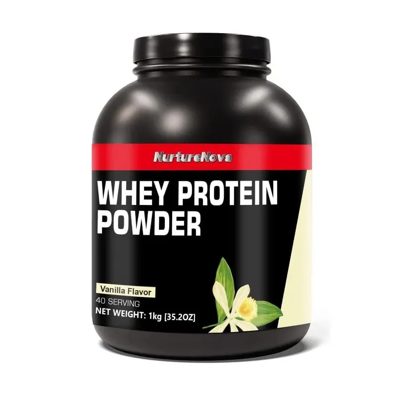 NurtureNova Whey Protein Powder Build Muscle Support and Muscle Recovery Support Sports Muscle Support for Adults 40 Servings