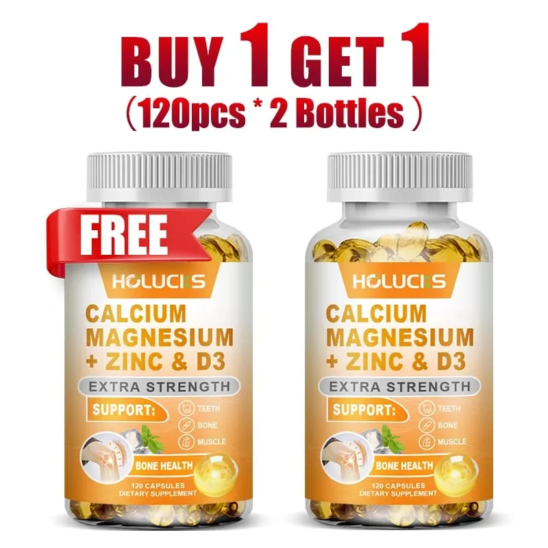Organic Calcium Support Supplements with Magnesium Zinc & D3 Strengthen Bone Teeth & Nerve Wellness for Daily Life — image 10