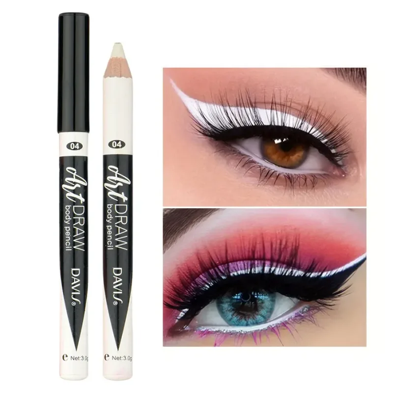 15 Farben Eyeliner Lip Liner Stift Schwarz Blau Mehrfarbig Metallic Perlmutt Glitzer Matt Finish Punk Smokey Style Augen Make-up Stift