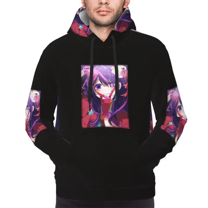 Oshi No Ko Anime Kawaii Hoodies Hip Hop Pullover Autumn Winter Men Women Sweatshirts Long Sleeve Tops